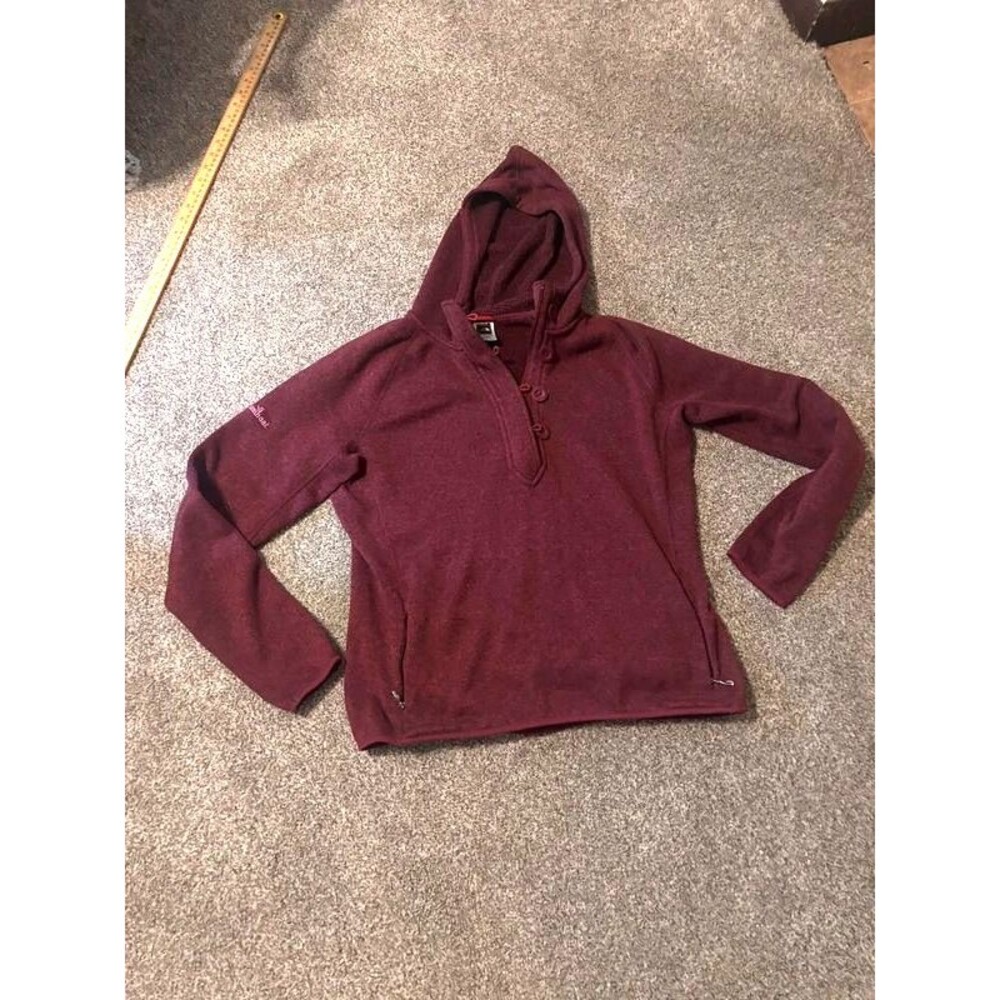The North Face XL hoodie women’s burgundy